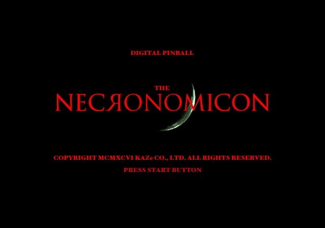 necronomicon pinball