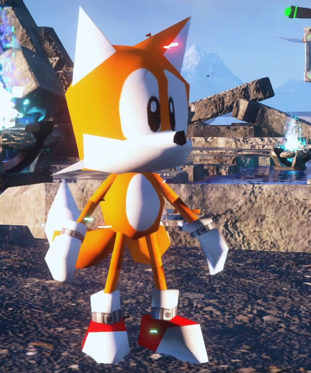 PC Mod Swaps Characters in Sonic Frontiers With Low-Polygon Saturn