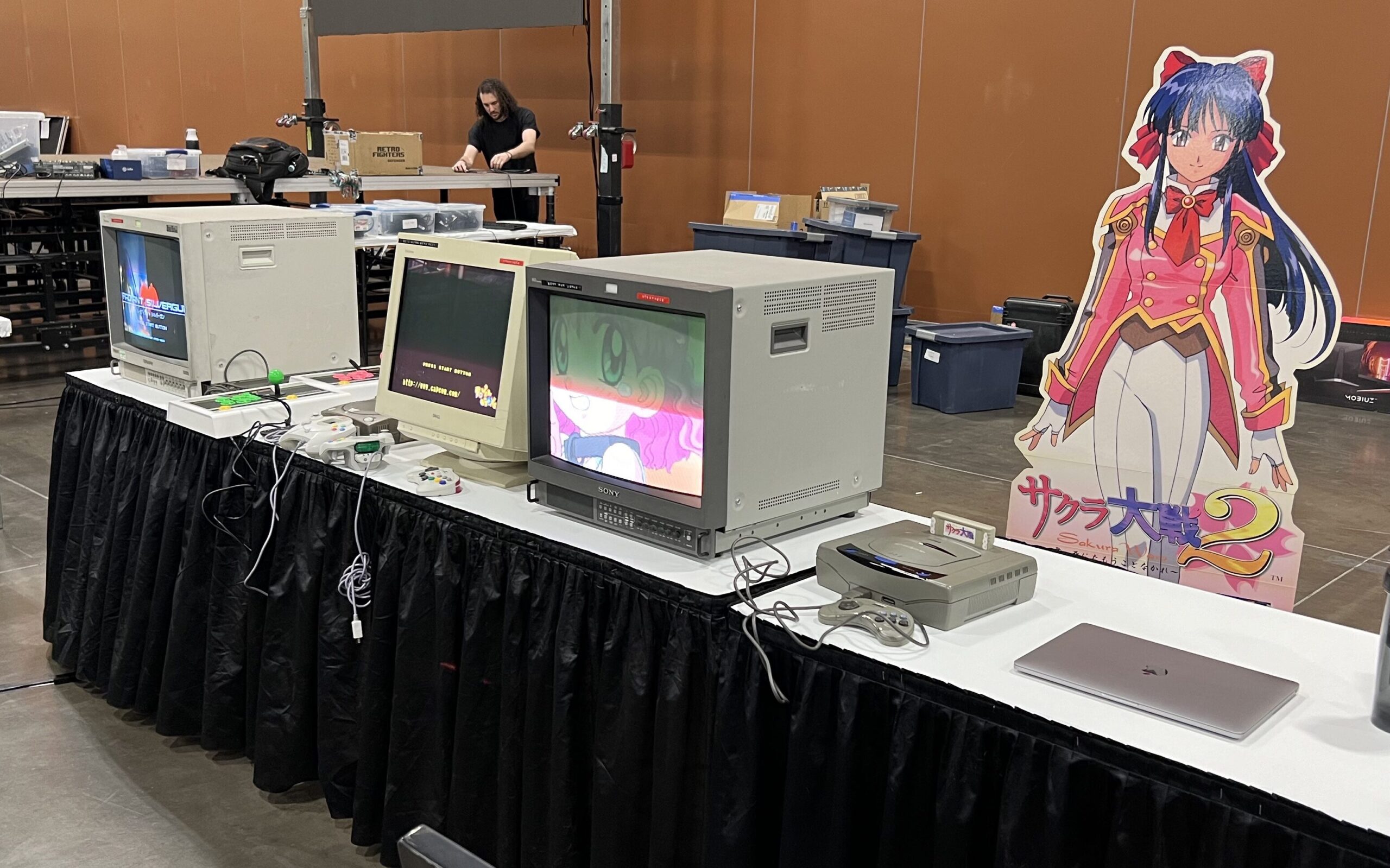 SHIRO_Booth_GameOnExpo2024 – SEGA SATURN, SHIRO!